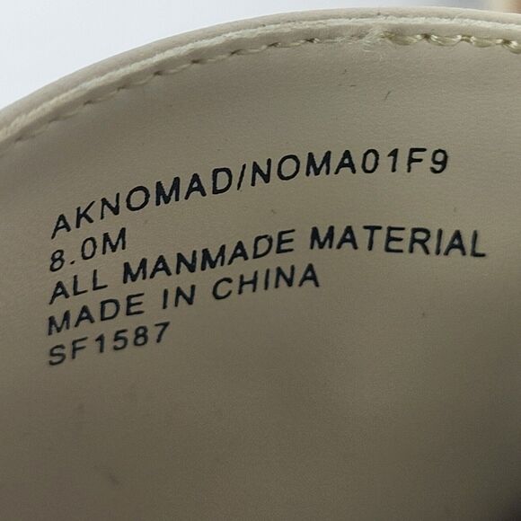 Anne Klein Nomad Chunky Chain Beige Platform Espadrille Size 8 M - Picture 4 of 15